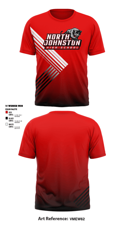 North Johnston High School Soccer 66285783 Short Sleeve Performance Shirt - 1