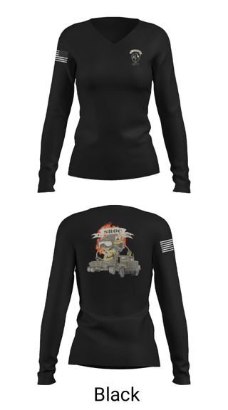 Women's Long Sleeve Vneck Shirt, , Marines, Teamtime, Team time, sublimation, custom sports apparel, team uniforms, spirit wear, spiritwear, sports uniforms, custom shirts, team store, custom team store, fundraiser sports, apparel fundraiser