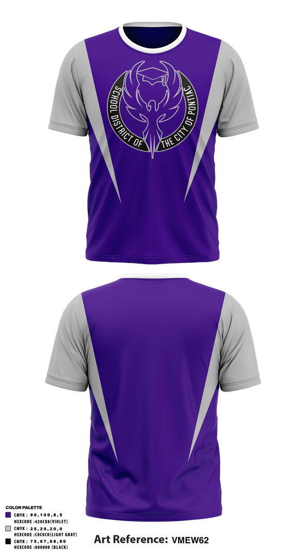 Short Sleeve Performance Shirt, Pontiac High School Basketball, Men's Basketball, Teamtime, Team time, sublimation, custom sports apparel, team uniforms, spirit wear, spiritwear, sports uniforms, custom shirts, team store, custom team store, fundraiser sports, apparel fundraiser