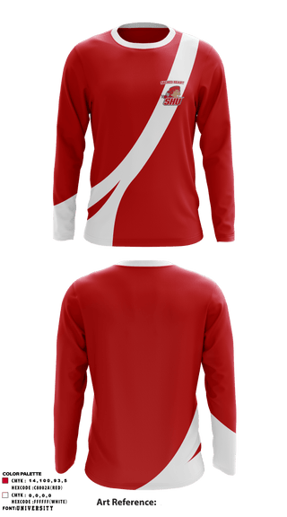 Long Sleeve Performance Shirt, Sacred Heart University Fencing, School Spirit Store, Teamtime, Team time, sublimation, custom sports apparel, team uniforms, spirit wear, spiritwear, sports uniforms, custom shirts, team store, custom team store, fundraiser sports, apparel fundraiser