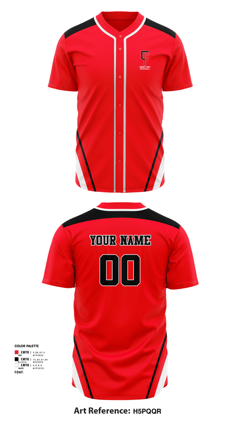 Full Button Baseball Jersey, Christ First Baseball, Baseball, Teamtime, Team time, sublimation, custom sports apparel, team uniforms, spirit wear, spiritwear, sports uniforms, custom shirts, team store, custom team store, fundraiser sports, apparel fundraiser