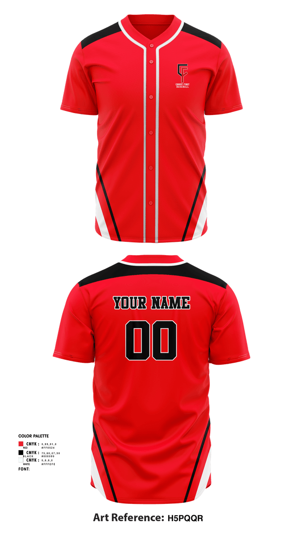 Full Button Baseball Jersey, Christ First Baseball, Baseball, Teamtime, Team time, sublimation, custom sports apparel, team uniforms, spirit wear, spiritwear, sports uniforms, custom shirts, team store, custom team store, fundraiser sports, apparel fundraiser