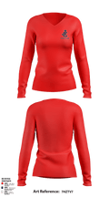 Jefferson County High School Wrestling 39623353 Women's Long Sleeve V-neck Shirt - 27