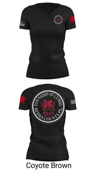 Women's Short Sleeve Vneck Shirt, , Police, Teamtime, Team time, sublimation, custom sports apparel, team uniforms, spirit wear, spiritwear, sports uniforms, custom shirts, team store, custom team store, fundraiser sports, apparel fundraiser