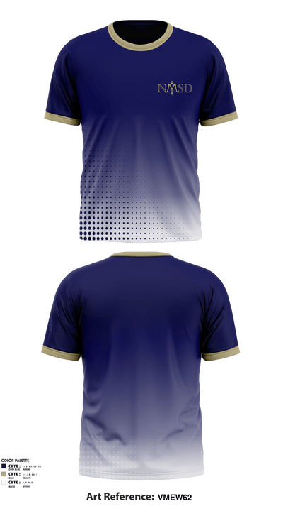 Navy Swimming and Diving 80222264 Short Sleeve Performance Shirt - 3