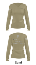 Marines 27240042 Women's Long Sleeve V-neck Shirt - 48