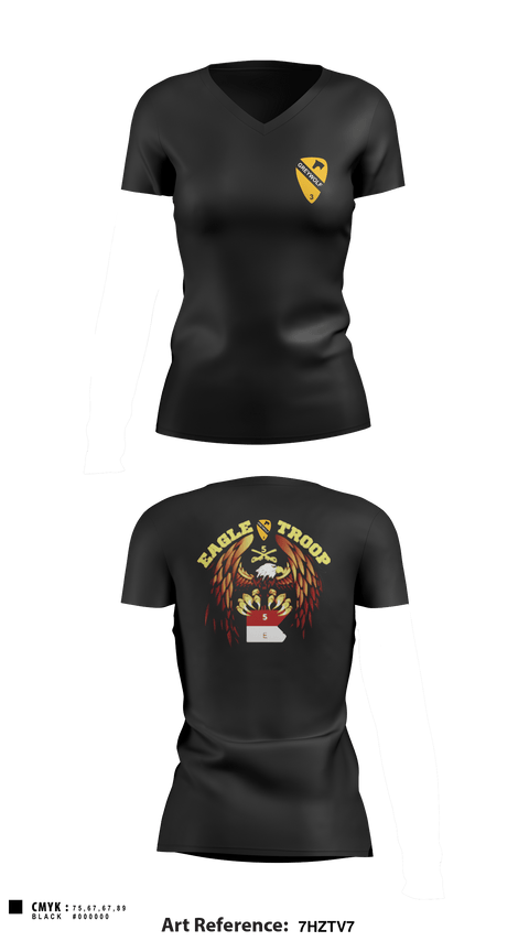Women's Short Sleeve Vneck Shirt, , Army, Teamtime, Team time, sublimation, custom sports apparel, team uniforms, spirit wear, spiritwear, sports uniforms, custom shirts, team store, custom team store, fundraiser sports, apparel fundraiser