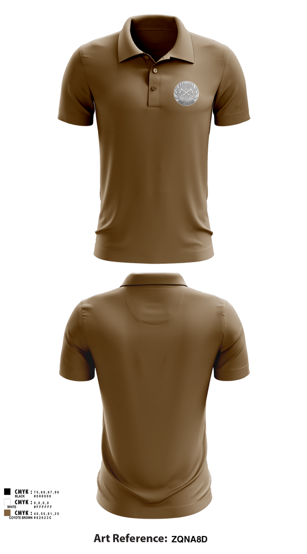 Short Sleeve Performance Polo, A/92 ÇA, Army, Teamtime, Team time, sublimation, custom sports apparel, team uniforms, spirit wear, spiritwear, sports uniforms, custom shirts, team store, custom team store, fundraiser sports, apparel fundraiser