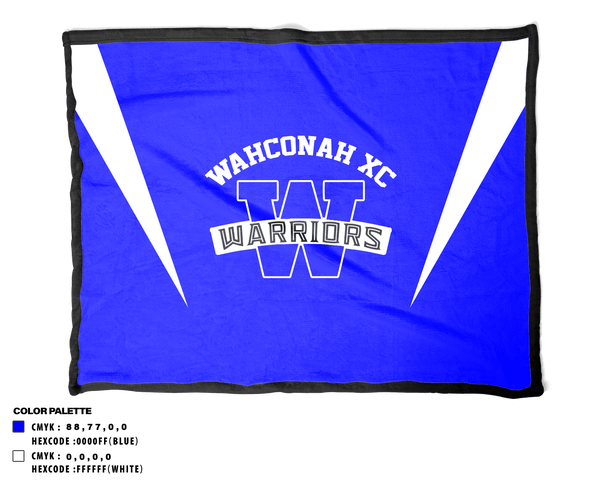 Blanket, Wahconah Regional High School Cross Country, Cross Country, Teamtime, Team time, sublimation, custom sports apparel, team uniforms, spirit wear, spiritwear, sports uniforms, custom shirts, team store, custom team store, fundraiser sports, apparel fundraiser