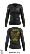 Easy Co. Eaglebears 39193271 Women's Long Sleeve V-neck Shirt - 3