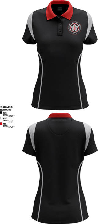 Women's Short Sleeve Performance Polo, Kojukan JuJitsu, Wrestling, Teamtime, Team time, sublimation, custom sports apparel, team uniforms, spirit wear, spiritwear, sports uniforms, custom shirts, team store, custom team store, fundraiser sports, apparel fundraiser