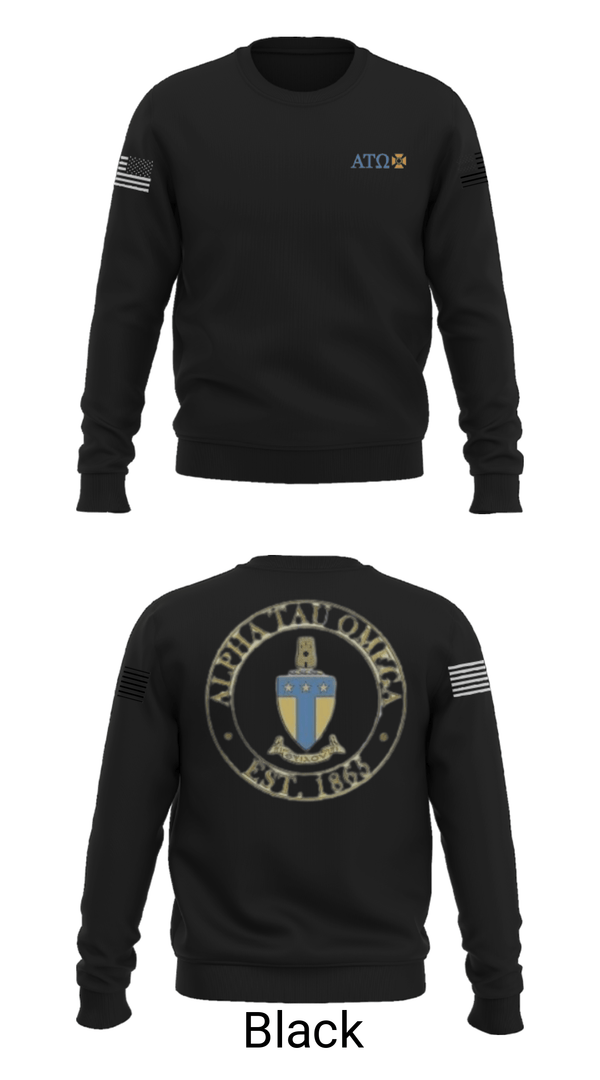 Crew Neck Sweatshirt, , Army, Teamtime, Team time, sublimation, custom sports apparel, team uniforms, spirit wear, spiritwear, sports uniforms, custom shirts, team store, custom team store, fundraiser sports, apparel fundraiser
