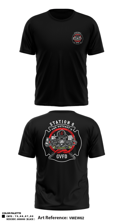 Gallatin Volunteer Fire Department 56059677 Short Sleeve Performance Shirt - 7