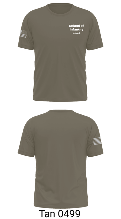 School of infantry east 60160173 Short Sleeve Performance Shirt - 35