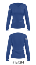 Ogdensburg Free Academy High School Basketball 25062140 Women's Long Sleeve V-neck Shirt - 20