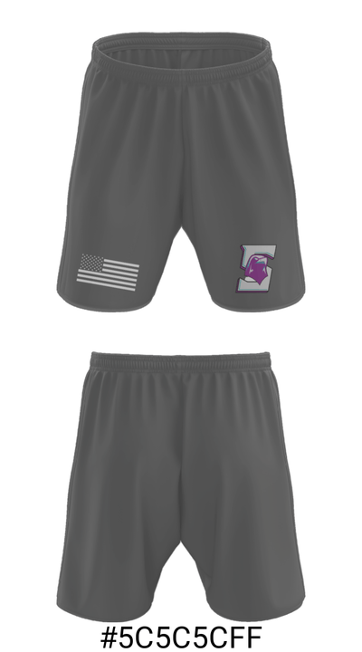 Silverado High School Cheer 1052576 Athletic Shorts With Pockets - 17
