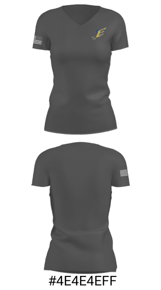 Women's Short Sleeve Vneck Shirt, Caroline Middle School Volleyball, Women's Volleyball, Teamtime, Team time, sublimation, custom sports apparel, team uniforms, spirit wear, spiritwear, sports uniforms, custom shirts, team store, custom team store, fundraiser sports, apparel fundraiser