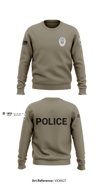 TAYLORSVILLE POLICE DEPARTMENT LT 27466887 Crew Neck Sweatshirt - 4