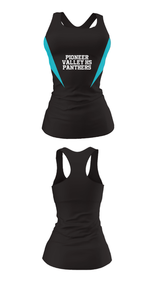 Tank Top, Pioneer Valley HS Panthers, Women's Basketball, Teamtime, Team time, sublimation, custom sports apparel, team uniforms, spirit wear, spiritwear, sports uniforms, custom shirts, team store, custom team store, fundraiser sports, apparel fundraiser