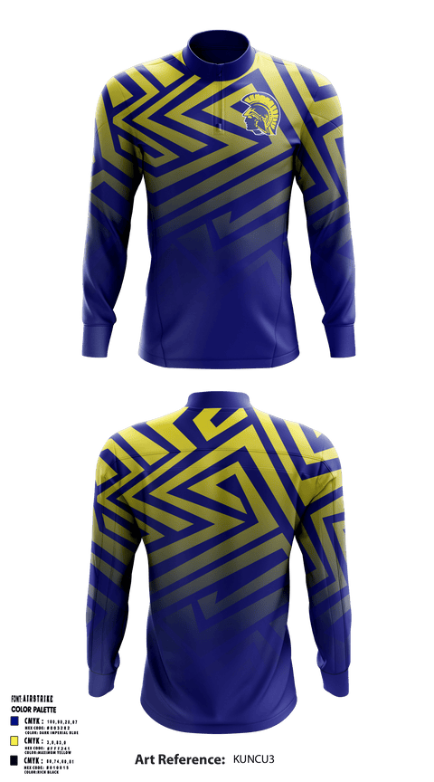 Quarter Zip Jacket, East Middle School, Spirit Store, Teamtime, Team time, sublimation, custom sports apparel, team uniforms, spirit wear, spiritwear, sports uniforms, custom shirts, team store, custom team store, fundraiser sports, apparel fundraiser