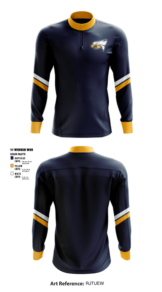 Quarter Zip Jacket, Hudsonville Eagles Hockey, Ice Hockey, Teamtime, Team time, sublimation, custom sports apparel, team uniforms, spirit wear, spiritwear, sports uniforms, custom shirts, team store, custom team store, fundraiser sports, apparel fundraiser