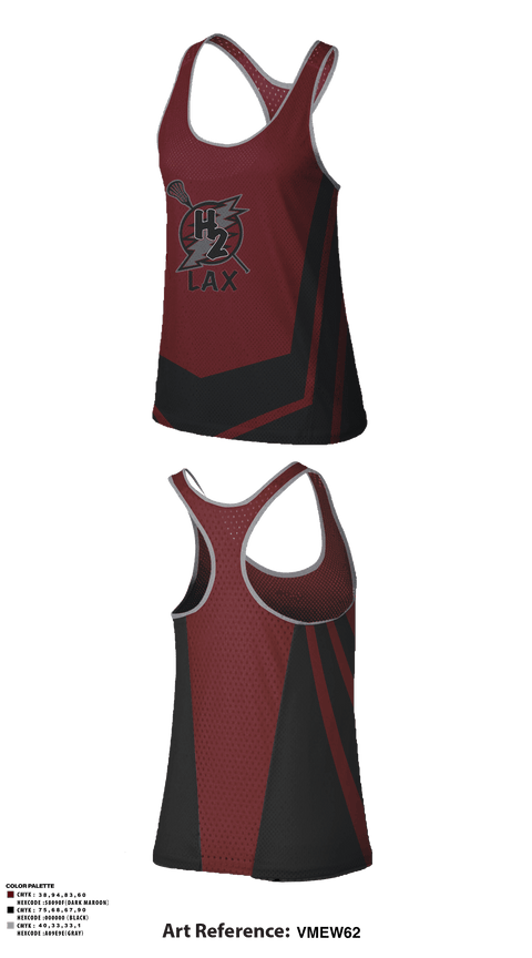 Women's Track Singlet, H2 LACROSSE, Men's Lacrosse, Teamtime, Team time, sublimation, custom sports apparel, team uniforms, spirit wear, spiritwear, sports uniforms, custom shirts, team store, custom team store, fundraiser sports, apparel fundraiser