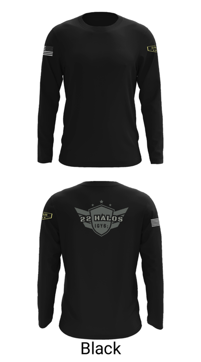 22 Halos 54349080 Long Sleeve Performance Shirt - 15
