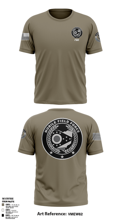 0730 74233775 Short Sleeve Performance Shirt - 52