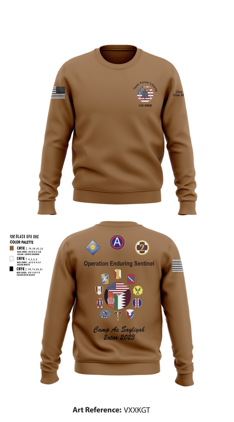 Crew Neck Sweatshirt, 145 MMB, Army, Teamtime, Team time, sublimation, custom sports apparel, team uniforms, spirit wear, spiritwear, sports uniforms, custom shirts, team store, custom team store, fundraiser sports, apparel fundraiser