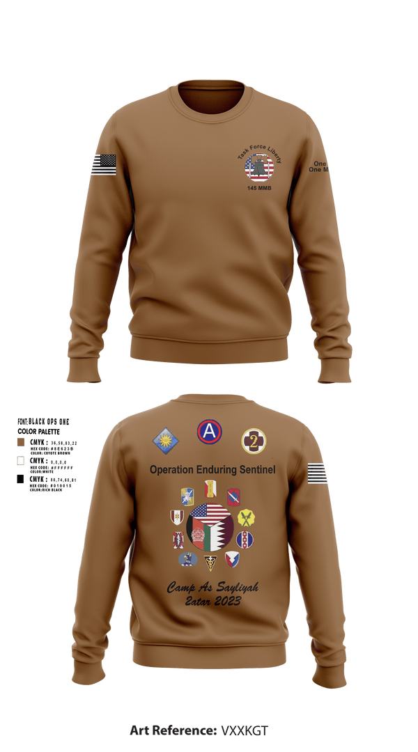 Crew Neck Sweatshirt, 145 MMB, Army, Teamtime, Team time, sublimation, custom sports apparel, team uniforms, spirit wear, spiritwear, sports uniforms, custom shirts, team store, custom team store, fundraiser sports, apparel fundraiser