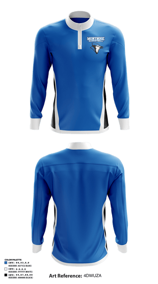 Quarter Zip Jacket, Montrose High School Basketball, Men's Basketball, Teamtime, Team time, sublimation, custom sports apparel, team uniforms, spirit wear, spiritwear, sports uniforms, custom shirts, team store, custom team store, fundraiser sports, apparel fundraiser