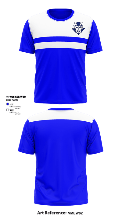 Walla Walla High School Cross Country 34935294 Short Sleeve Performance Shirt - 1