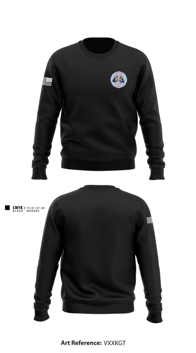 Ridgefield Fire Department 43658087 Crew Neck Sweatshirt - 1