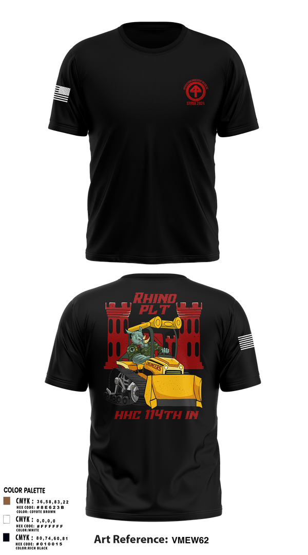 Short Sleeve Performance Shirt, HHC 1-114 Infantry Brigade, , Teamtime, Team time, sublimation, custom sports apparel, team uniforms, spirit wear, spiritwear, sports uniforms, custom shirts, team store, custom team store, fundraiser sports, apparel fundraiser