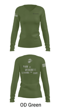 Marines 27240042 Women's Long Sleeve V-neck Shirt - 46