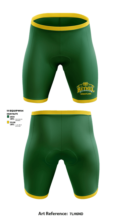Bethel High School 30523815 Men's Compression Shorts - 1