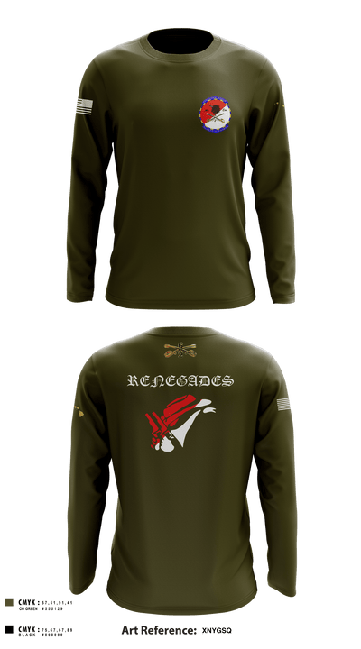 Renegades 84834398 Long Sleeve Performance Shirt - 1