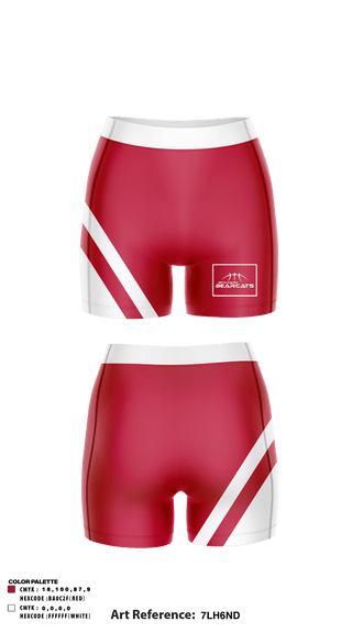 Women's Compression Shorts, Beth Haven Bearcats, Men's Basketball, Teamtime, Team time, sublimation, custom sports apparel, team uniforms, spirit wear, spiritwear, sports uniforms, custom shirts, team store, custom team store, fundraiser sports, apparel fundraiser