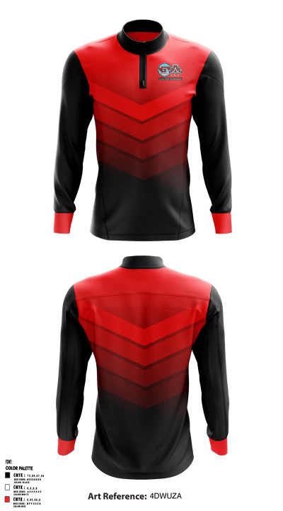 GALLI LUCHA LIBRE 18173314 Quarter Zip Jacket - 1