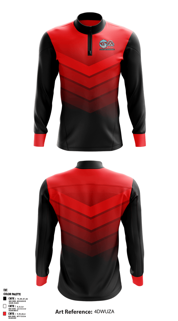 Quarter Zip Jacket, GALLI LUCHA LIBRE, Wrestling, Teamtime, Team time, sublimation, custom sports apparel, team uniforms, spirit wear, spiritwear, sports uniforms, custom shirts, team store, custom team store, fundraiser sports, apparel fundraiser