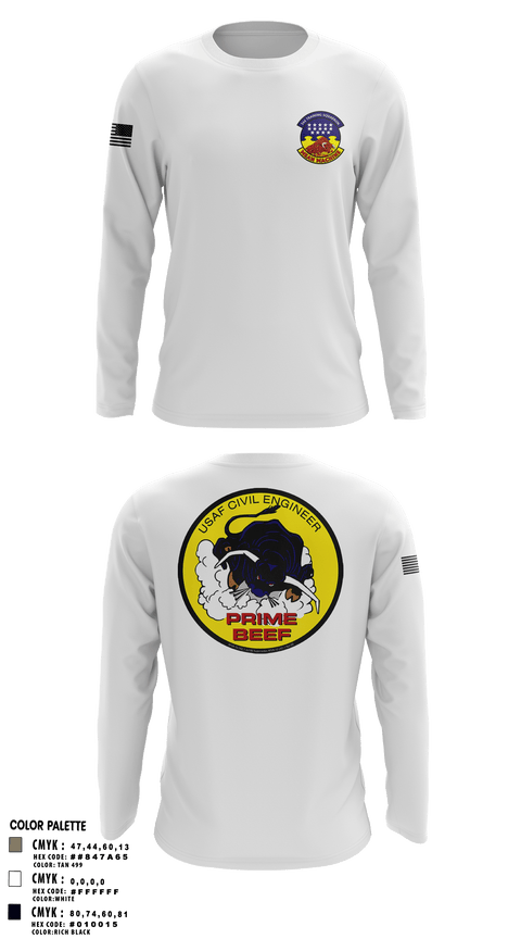 Long Sleeve Performance Shirt, 366 TRS, Air Force, Teamtime, Team time, sublimation, custom sports apparel, team uniforms, spirit wear, spiritwear, sports uniforms, custom shirts, team store, custom team store, fundraiser sports, apparel fundraiser