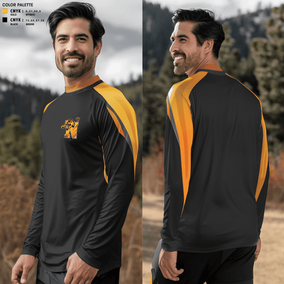 Northwestern Tigers 78521342 Long Sleeve Performance Shirt - 3