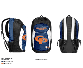 Gear Bag, College Place Wrestling, Wrestling, Teamtime, Team time, sublimation, custom sports apparel, team uniforms, spirit wear, spiritwear, sports uniforms, custom shirts, team store, custom team store, fundraiser sports, apparel fundraiser