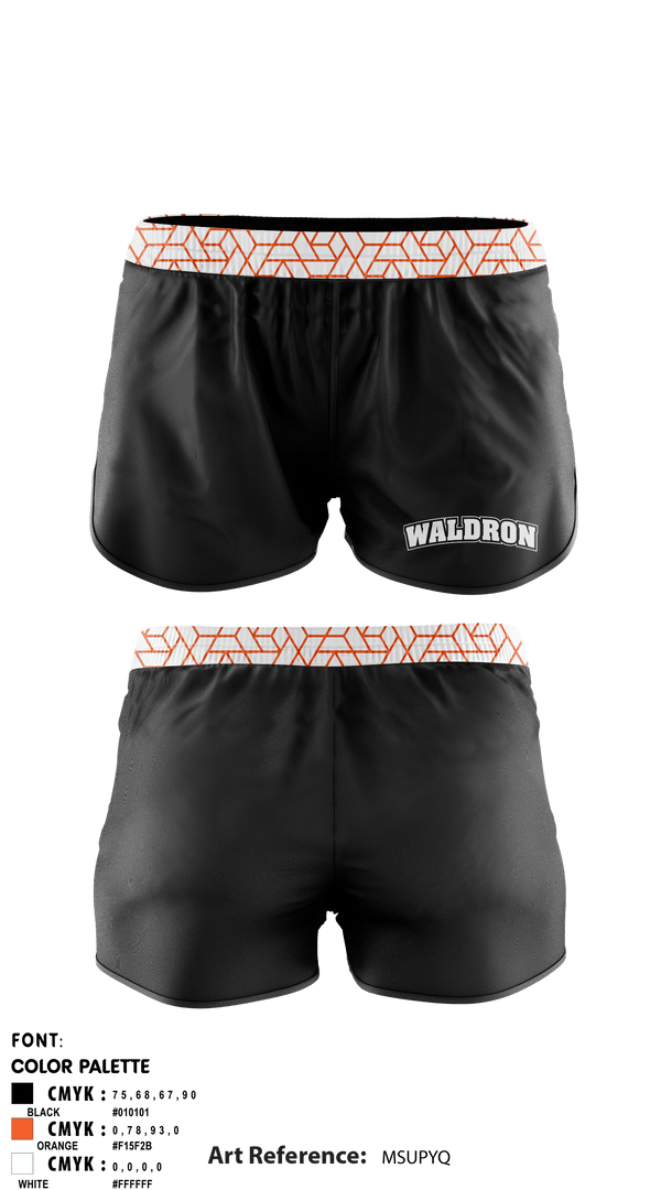 Track Shorts, Waldron High School Track, Track & Field, Teamtime, Team time, sublimation, custom sports apparel, team uniforms, spirit wear, spiritwear, sports uniforms, custom shirts, team store, custom team store, fundraiser sports, apparel fundraiser