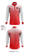 Meridian High School Basketball 29768006 Quarter Zip Jacket - 1