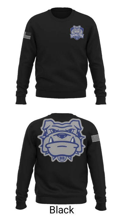 Hamilton High School Soccer 75906986 Crew Neck Sweatshirt - 7