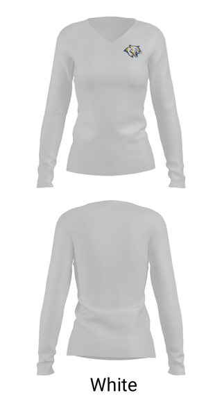 Women's Long Sleeve Vneck Shirt, Santa Maria High School Soccer, Men's Soccer, Teamtime, Team time, sublimation, custom sports apparel, team uniforms, spirit wear, spiritwear, sports uniforms, custom shirts, team store, custom team store, fundraiser sports, apparel fundraiser