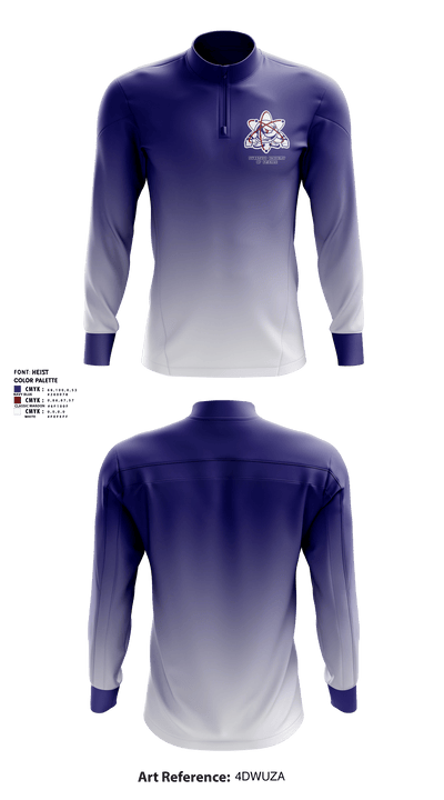 SYRACUSE ACADEMY 60828314 Quarter Zip Jacket - 4