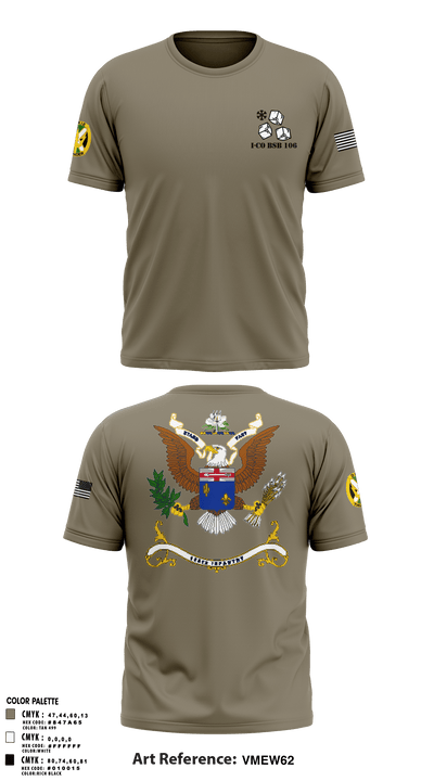 1-155th Dixie Thunder 83572891 Short Sleeve Performance Shirt - 10
