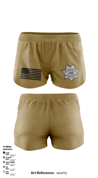 Ranger Panties, Willits Little Lake JRTF, Police, Teamtime, Team time, sublimation, custom sports apparel, team uniforms, spirit wear, spiritwear, sports uniforms, custom shirts, team store, custom team store, fundraiser sports, apparel fundraiser